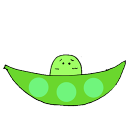 Cute soybeans sticker #6608881