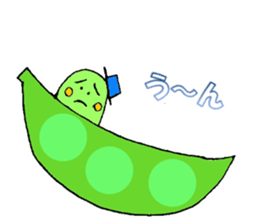 Cute soybeans sticker #6608882