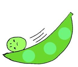 Cute soybeans sticker #6608883