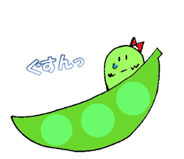 Cute soybeans sticker #6608884
