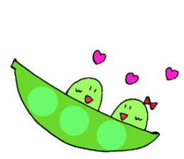 Cute soybeans sticker #6608887