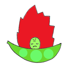 Cute soybeans sticker #6608889