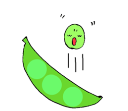 Cute soybeans sticker #6608890