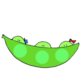 Cute soybeans sticker #6608892