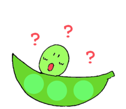 Cute soybeans sticker #6608893