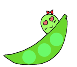 Cute soybeans sticker #6608894