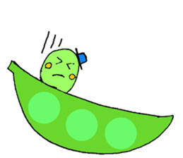 Cute soybeans sticker #6608895