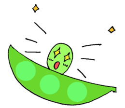 Cute soybeans sticker #6608896