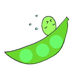 Cute soybeans sticker #6608897