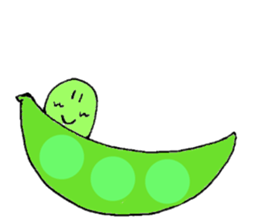 Cute soybeans sticker #6608899