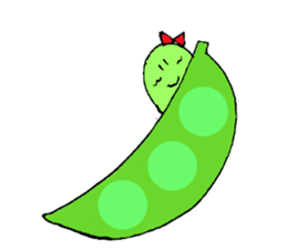 Cute soybeans sticker #6608900
