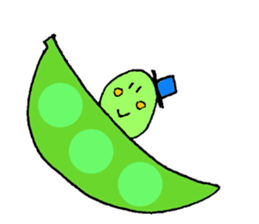 Cute soybeans sticker #6608901