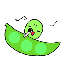 Cute soybeans sticker #6608902