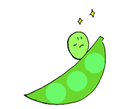 Cute soybeans sticker #6608903