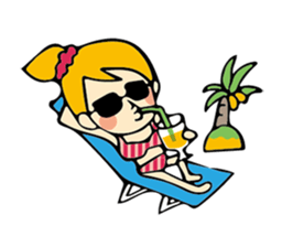 Go to sea to become slim! sticker #6609094