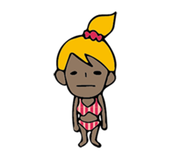 Go to sea to become slim! sticker #6609096