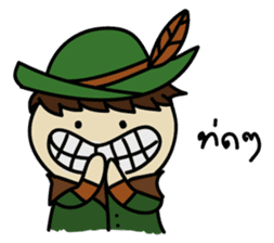 Warriors of Four sticker #6609274