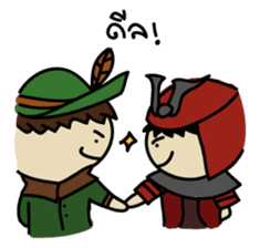 Warriors of Four sticker #6609296