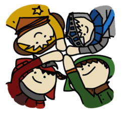 Warriors of Four sticker #6609301