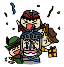 Warriors of Four sticker #6609303