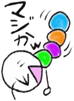 Daily life of a green caterpillar 4 sticker #6609664