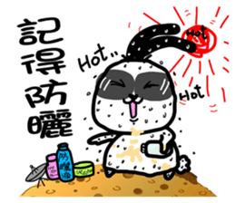 The rabbit on the moon sticker #6609938