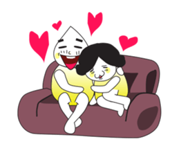 Mango couple sticker #6610488