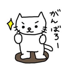 Cute cat Sora and winnie the Tartan sticker #6610956