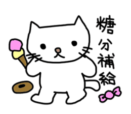 Cute cat Sora and winnie the Tartan sticker #6610971