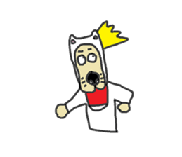 The Dog  father sticker #6611192