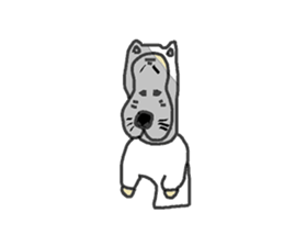 The Dog  father sticker #6611207