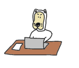 The Dog  father sticker #6611220