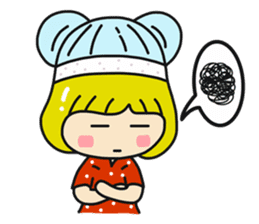 'Ma Tao'  little girl sticker #6611433