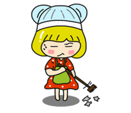 'Ma Tao'  little girl sticker #6611452