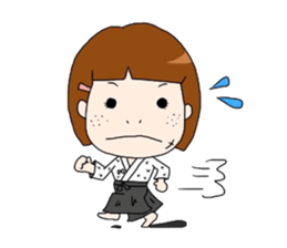Kendo girl MIRAI sticker #6612081