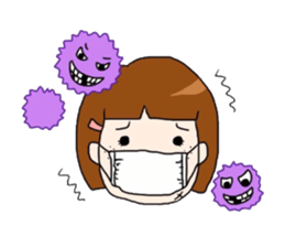 Kendo girl MIRAI sticker #6612098