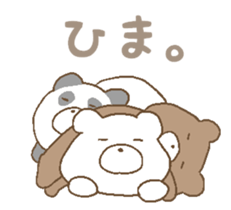 panda & bear & polar bear sticker #6612386