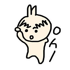 Thick eyebrow rabbit