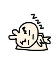 Thick eyebrow rabbit sticker #6612669