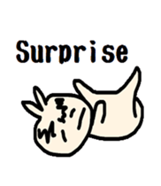 Thick eyebrow rabbit sticker #6612701