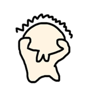 Thick eyebrow rabbit sticker #6612702