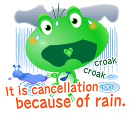 Frog of emergency contact network(E) sticker #6613441