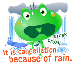 Frog of emergency contact network(E) sticker #6613441