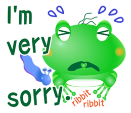 Frog of emergency contact network(E) sticker #6613449