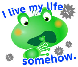 Frog of emergency contact network(E) sticker #6613456