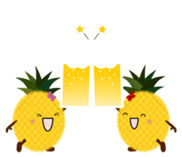 Pine-chan's Smile & Running life sticker #6614216