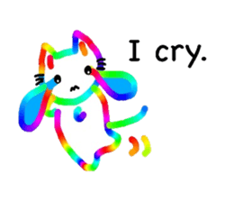 Mr. rainbow cat sticker #6614270