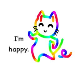 Mr. rainbow cat sticker #6614273