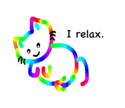 Mr. rainbow cat sticker #6614275