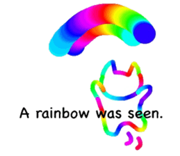 Mr. rainbow cat sticker #6614280